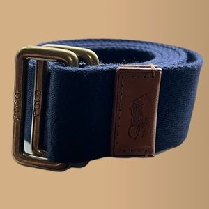 New without tags Polo Ralph Lauren canvas belt size lg 46in length